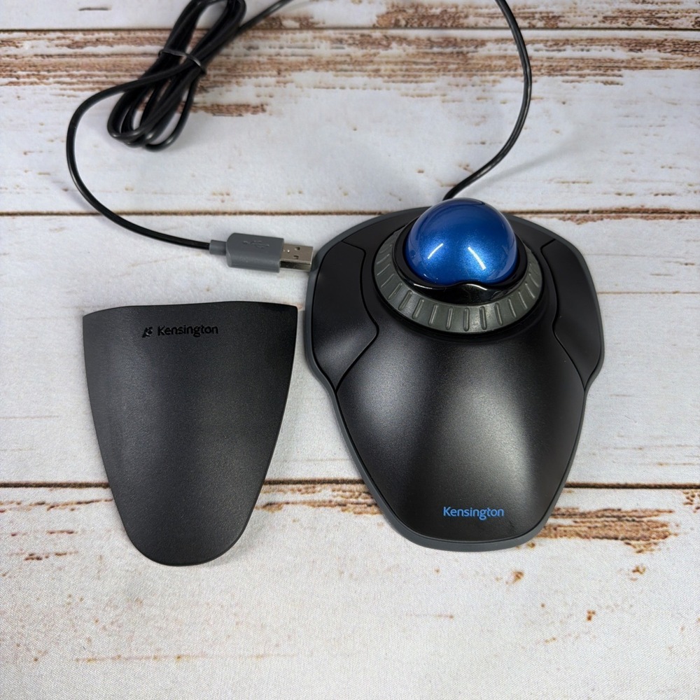 Kensington K72337 Orbit Trackball Mouse w/ Scroll Ring M01047 Used